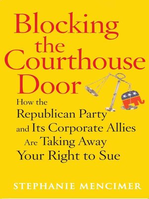 cover image of Blocking the Courthouse Door